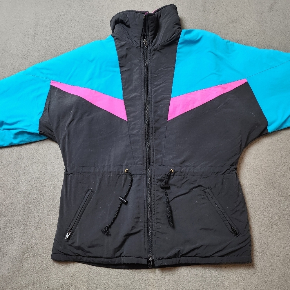 Maywest 80's / 90's style women's winter jacket size 12 Made In Canada - Picture 2 of 14